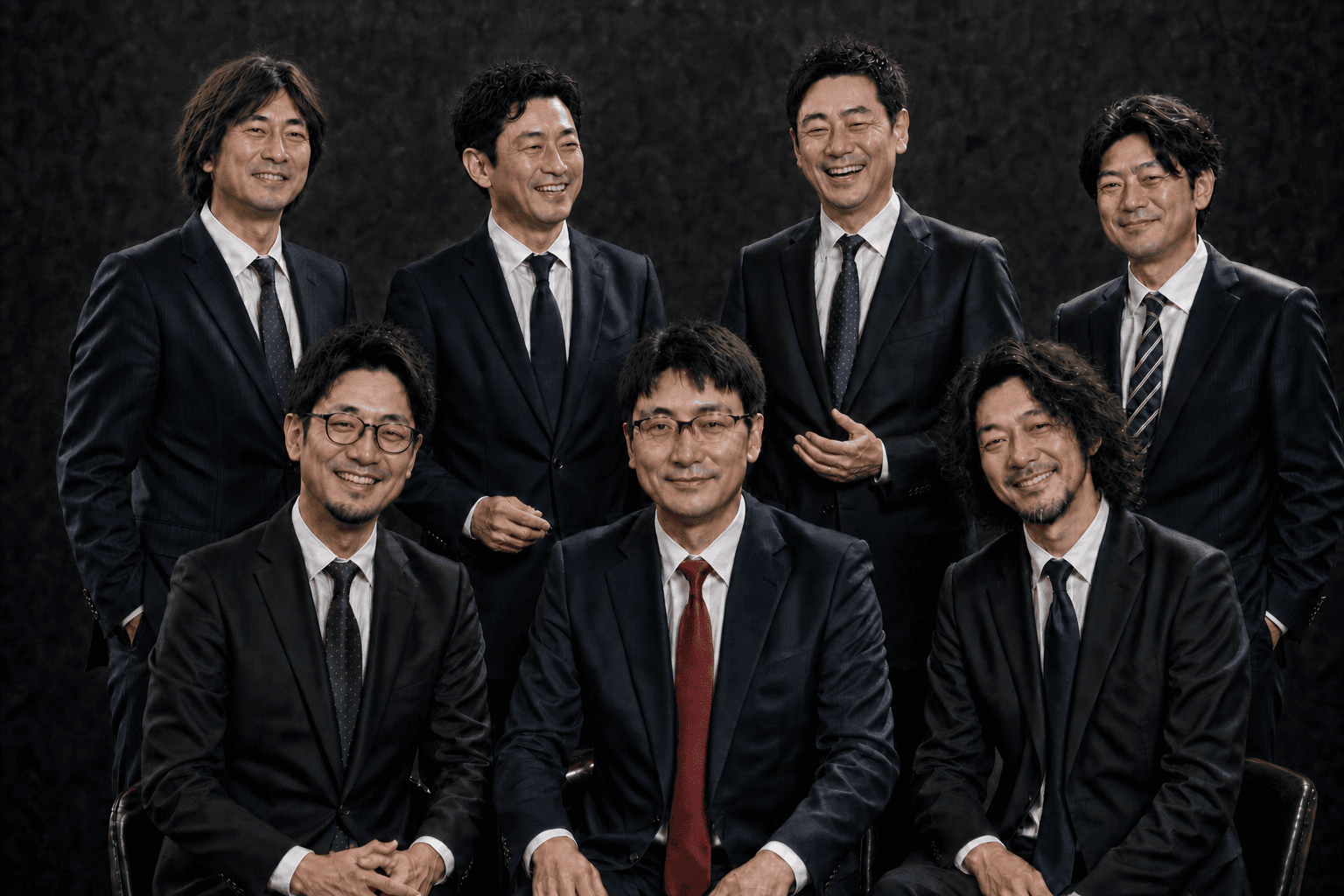 JPSM Group 経営陣 自然な笑顔